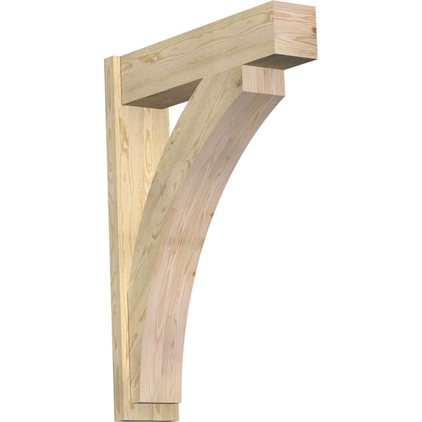 Ekena Millwork Thorton Block Rough Sawn Outlooker, Douglas Fir, 8"W x 32"D x 44"H OUT08X32X44THR05RDF - main